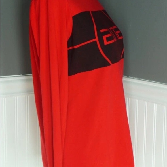 Nike ELITE 🎉HP🎉 Dri-Fit Red Long Sleeve Top - Picture 2 of 5